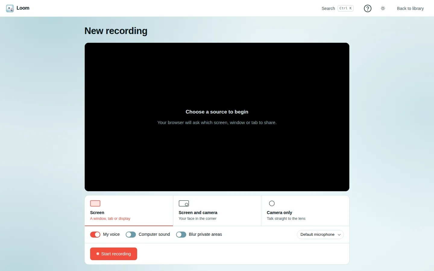 The recorder